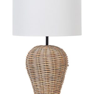 Lampka stołowa pleciona rattanowa lampka nocna 188164