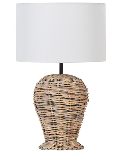 Lampka stołowa pleciona rattanowa lampka nocna 188164