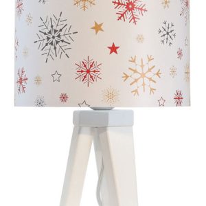 Lampka stołowa świąteczna płatki śniegu – Tiren 357583