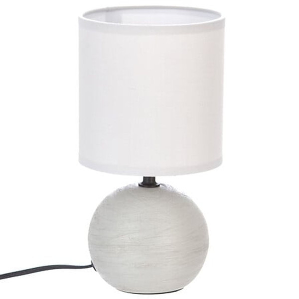 Lampka stołowa Timeo szara 25x13 cm biurkowa matowa ceramika 931771