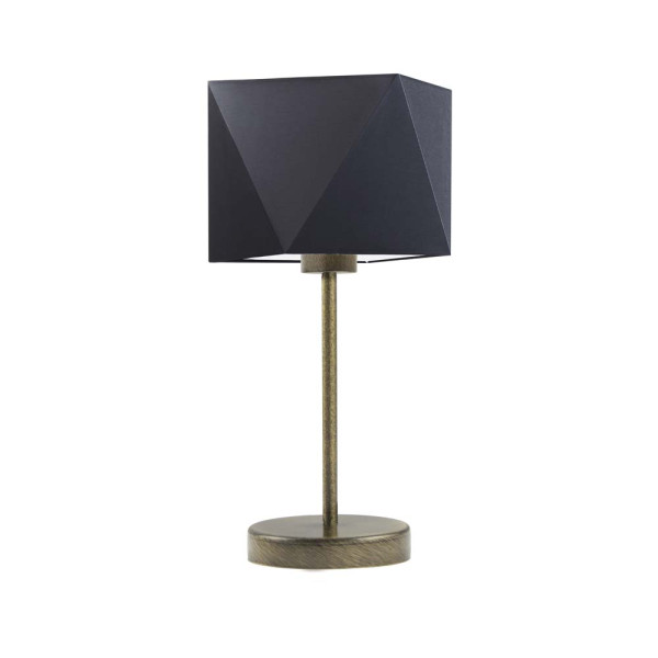 Lampka stołowa WUHU metal Stare Złoto/ Czarny 939677