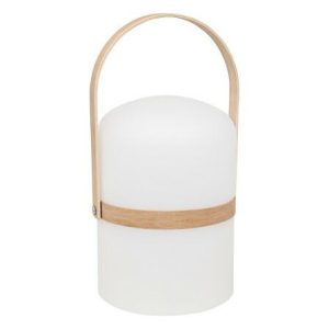 LAMPKA ZEWNĘTRZNA Kiara biała na baterie z rączką nowoczesna 677793 LAMPKA ZEWNĘTRZNA Kiara biała na baterie z rączką nowoczesna 677793