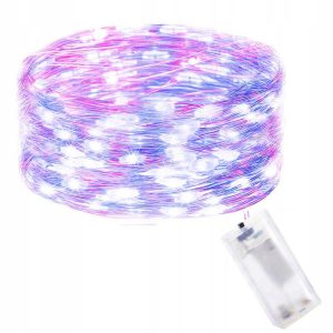Lampki choinkowe 100 LED druciki mikro na baterie 335941 Lampki choinkowe 100 LED druciki mikro na baterie 335941