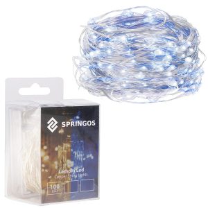 Lampki choinkowe 100 LED druciki mikro na baterie 335954 Lampki choinkowe 100 LED druciki mikro na baterie 335954