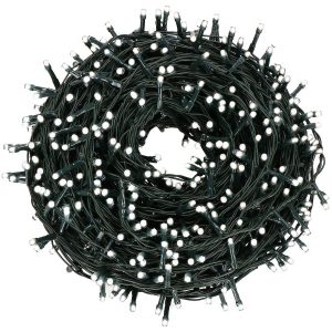 Lampki choinkowe 1000 led bialy zimny 50m oświetlenie IP44 325011 Lampki choinkowe 1000 led bialy zimny 50m oświetlenie IP44 325011