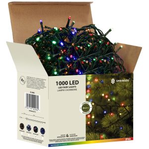Lampki choinkowe 1000 Led multikolor 81,5 m oświetlenie IP44 335965 Lampki choinkowe 1000 Led multikolor 81,5 m oświetlenie IP44 335965