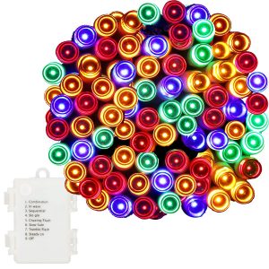 Lampki choinkowe 120 Led multikolor na baterie programator 325038 Lampki choinkowe 120 Led multikolor na baterie programator 325038