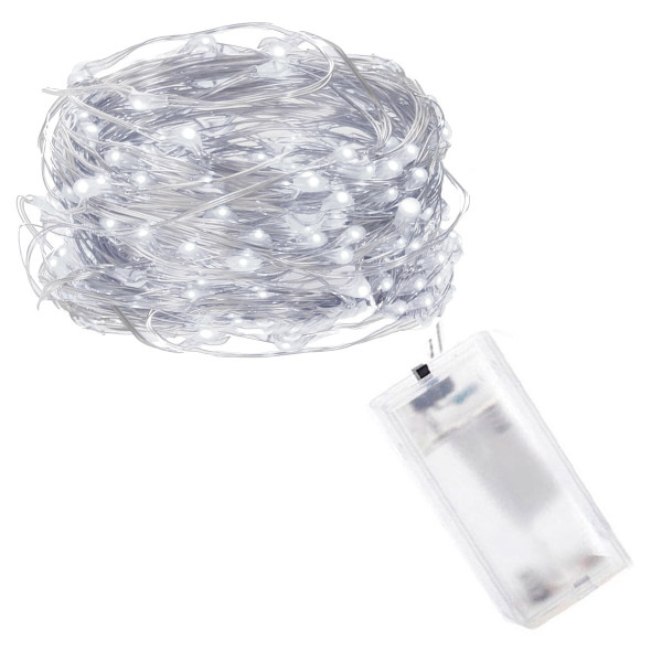 Lampki choinkowe 20 LED druciki mikro na baterie 335975