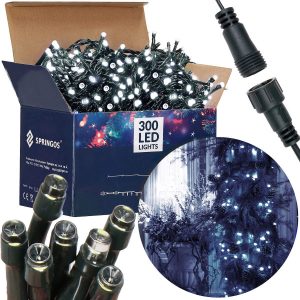 Lampki choinkowe 300 Led biały zimny 18m oświetlenie świeta 335844 Lampki choinkowe 300 Led biały zimny 18m oświetlenie świeta 335844