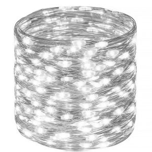 Lampki choinkowe 300 led druciki na prąd biały zimny 335928 Lampki choinkowe 300 led druciki na prąd biały zimny 335928
