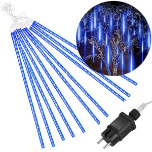 Lampki choinkowe 480 Led sople, meteory zew. niebieskie 335957