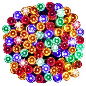 Lampki choinkowe 50 LED na baterie IP44 multikolor 336056