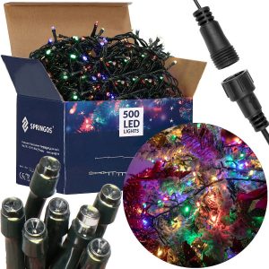 Lampki choinkowe 500 Led multikolor 41,5 m oświetlenie IP44 325012 Lampki choinkowe 500 Led multikolor 41,5 m oświetlenie IP44 325012