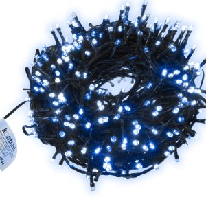 Lampki choinkowe zewnętrzne wewnętrzne 500 LED świąteczne IP44 biały zimny 807486 Lampki choinkowe zewnętrzne wewnętrzne 500 LED świąteczne IP44 biały zimny 807486