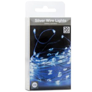 Lampki Girlanda 20 Led Zimna Biel Na Baterie 373360 Lampki Girlanda 20 Led Zimna Biel Na Baterie 373360