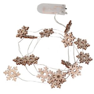 Lampki Led Na Choinkę Drucik Na Baterię Śnieżynki 802527 Lampki Led Na Choinkę Drucik Na Baterię Śnieżynki 802527