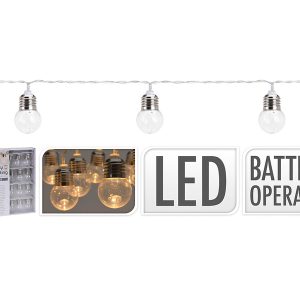 Lampki ogrodowe LED 30-punktowe 4,8 m transparentne 44410 Lampki ogrodowe LED 30-punktowe 4,8 m transparentne 44410