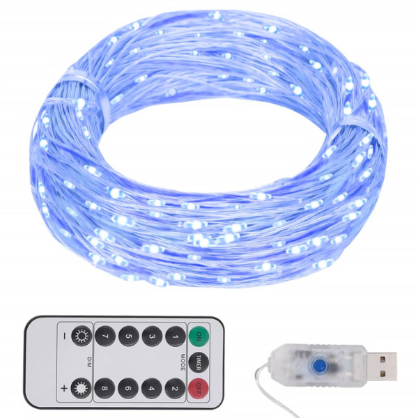 Łańcuch lampek LED Blue 15 m vidaXL 402157