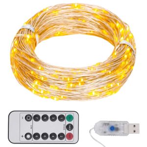 Łańcuch lampek LED Ciepła biel 15 m vidaXL 402111