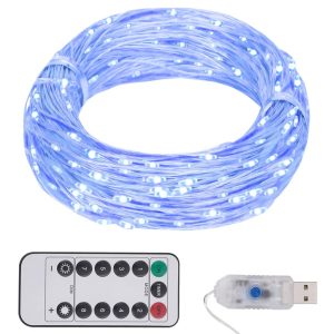 Łańcuch lampek LED Niebieski 30 m vidaXL 402103