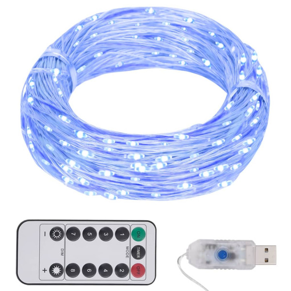 Łańcuch lampek LED Niebieski 30 m vidaXL 402103