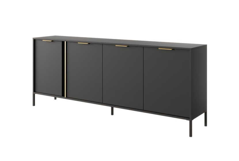 LARS - KOMODA szeroka 4D 202 antracyt 378292