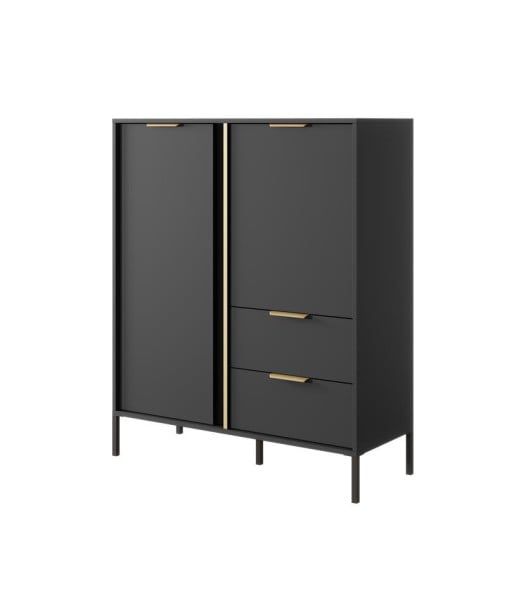 LARS - KOMODA Wysoka 2D2S 103 antracyt 371576