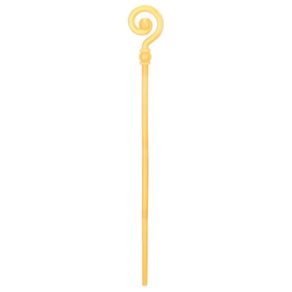 Laska św. Mikołaja 145 cm, pastorał składany złoty 347080