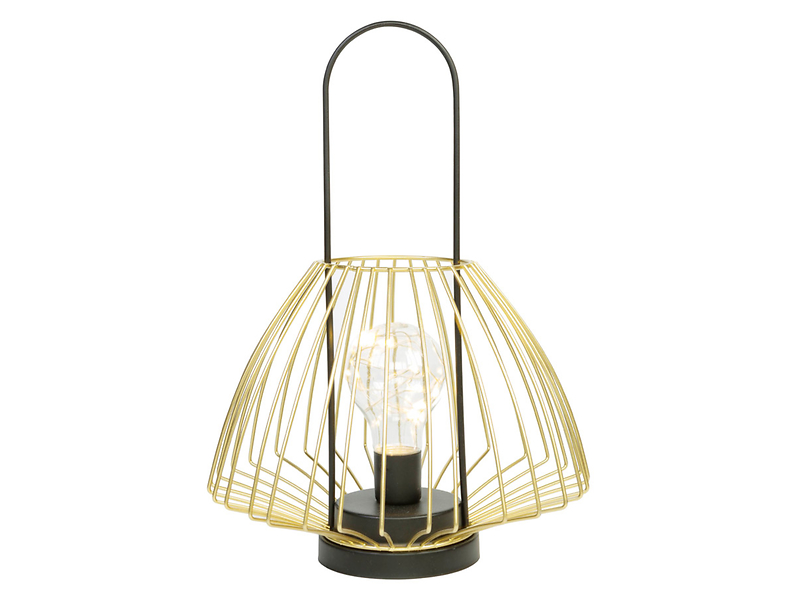 Latarenka Glamour LED 31 cm złota 42791