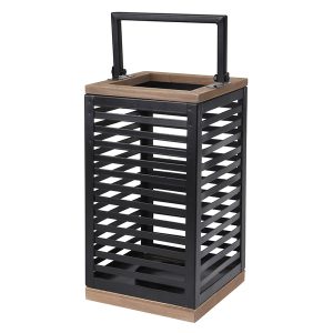 Latarenka metalowa 28 cm czarna 44408 Latarenka metalowa 28 cm czarna 44408