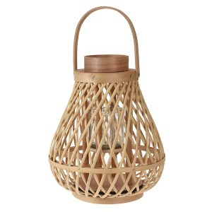 Latarenka rattanowa 30,5 cm beżowa 47193 Latarenka rattanowa 30,5 cm beżowa 47193