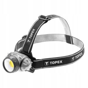 Latarka czołowa 3W LED COB, 3xAAA TOPEX 94W391 508368 Latarka czołowa 3W LED COB, 3xAAA TOPEX 94W391 508368