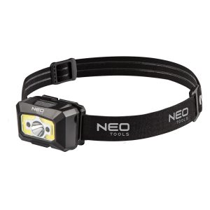 Latarka czołowa aku USB 250lm COB LED czujnik ruchu NEO 79475 Latarka czołowa aku USB 250lm COB LED czujnik ruchu NEO 79475
