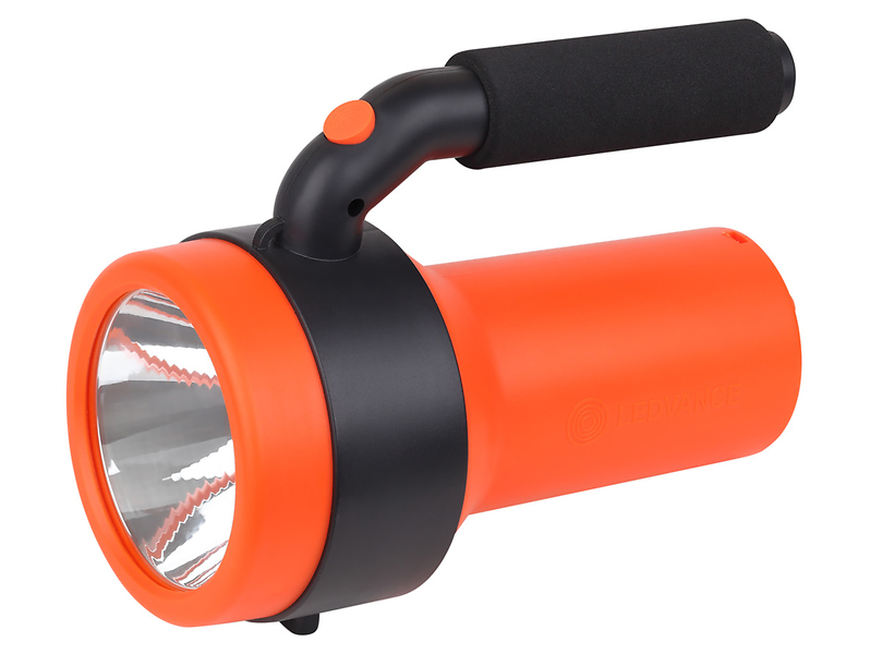 Latarka LED pomarańczowo-czarna 253765