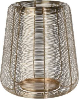 Latarnia Boucle złota 35 cm 81319