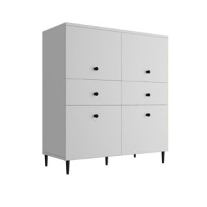 Lavre 4D2S Komoda Biały Mat 100X103X42Cm 939754 Lavre 4D2S Komoda Biały Mat 100X103X42Cm 939754