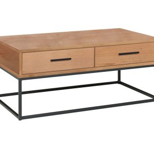 Ława 120 cm Sydney I drewniana loft 4 szuflady, kolor dębowy 670022 Ława 120 cm Sydney I drewniana loft 4 szuflady, kolor dębowy 670022