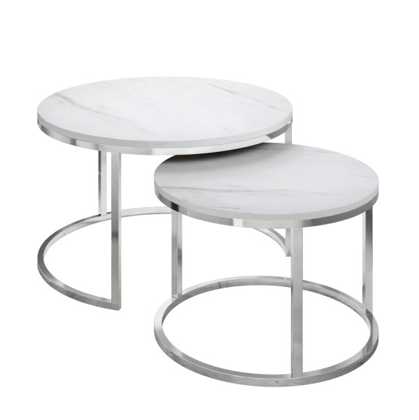 Ława 2w1 CIRI chrom/marmur levanto 222410
