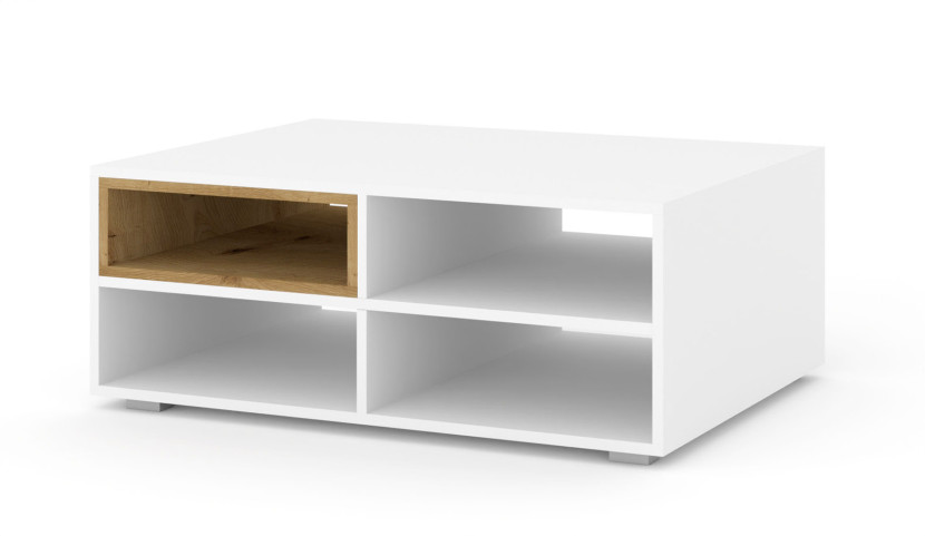 Ława ANETTE M biały mat / dąb artisan 240659