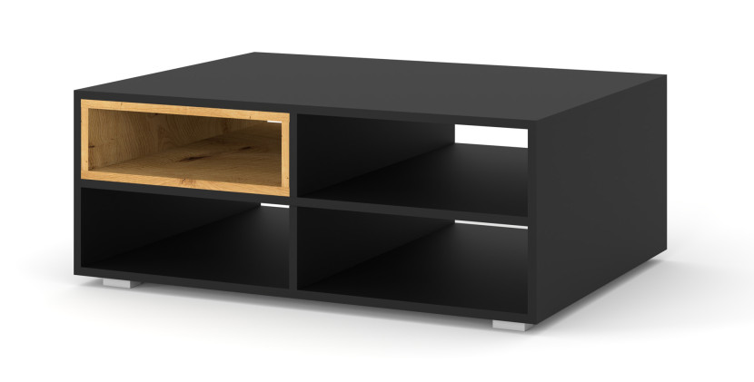 Ława ANETTE M czarny mat / dąb artisan 240681