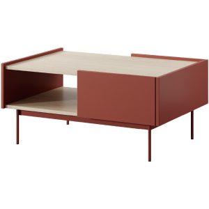 Ława ANVIL 04 ceramic red / dąb linea 252310 Ława ANVIL 04 ceramic red / dąb linea 252310