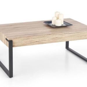 Ława CAPRI 110×65 dąb san remo/czarny 840819 Ława CAPRI 110×65 dąb san remo/czarny 840819