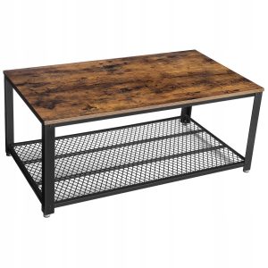Ława ciemny brąz do kawy do salonu BEGRYF 106x60x45 642298 Ława ciemny brąz do kawy do salonu BEGRYF 106x60x45 642298