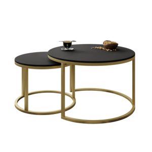 Ława CIRI SLIM 2w1 złoty mat/czarny mat 222413 Ława CIRI SLIM 2w1 złoty mat/czarny mat 222413