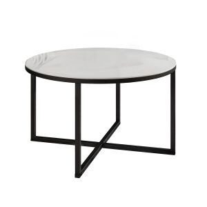Ława CIRI-X czarne/biały szkło 222419 Ława CIRI-X czarne/biały szkło 222419