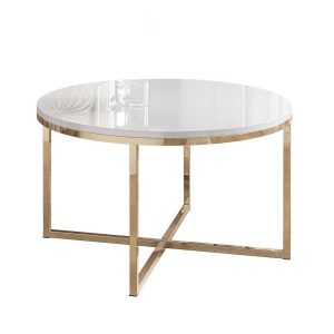 Ława CIRI-X złoty chrom/biały połysk 223667 Ława CIRI-X złoty chrom/biały połysk 223667