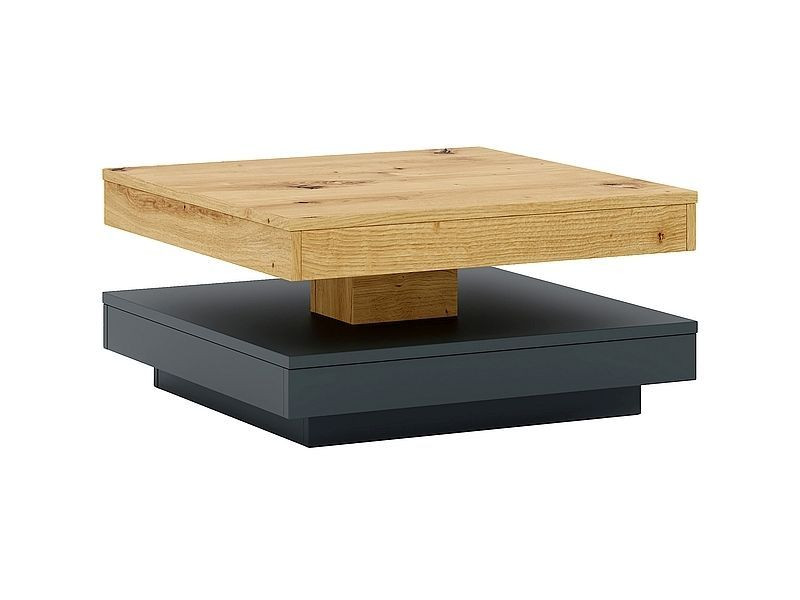 Ława COTTO 67x67 dąb artisan/antracyt 840835