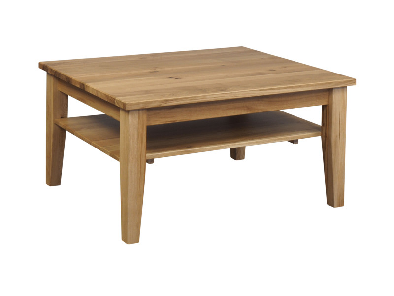 Ława dębowa 100x80 Core Oak z litego drewna, dąb olejowany Pure 765551