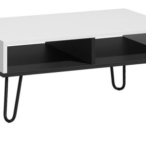Ława Dora biało/czarna 662654