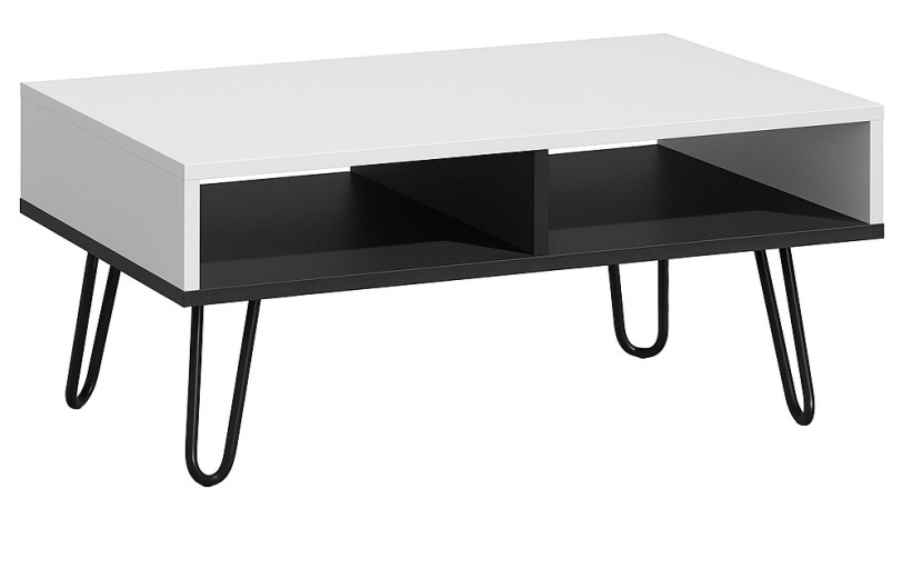 Ława Dora biało/czarna 662654